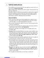 Предварительный просмотр 5 страницы AEG COMPETENCE B3040-1 Operating Instructions Manual