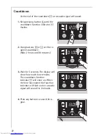 Предварительный просмотр 22 страницы AEG COMPETENCE B3190-1 Operating Instructions Manual