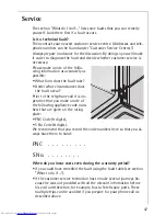 Предварительный просмотр 47 страницы AEG COMPETENCE B3190-1 Operating Instructions Manual