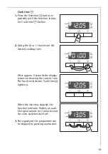 Предварительный просмотр 19 страницы AEG COMPETENCE B3191-4 Operating Instructions Manual