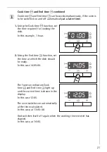 Предварительный просмотр 21 страницы AEG COMPETENCE B3191-4 Operating Instructions Manual