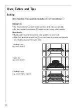 Предварительный просмотр 22 страницы AEG COMPETENCE B3191-4 Operating Instructions Manual