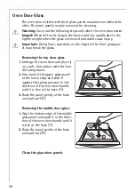 Предварительный просмотр 40 страницы AEG COMPETENCE B3191-4 Operating Instructions Manual