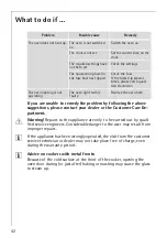 Предварительный просмотр 42 страницы AEG COMPETENCE B3191-4 Operating Instructions Manual