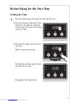 Предварительный просмотр 11 страницы AEG COMPETENCE B4142-1 Operating Instructions Manual