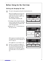 Предварительный просмотр 11 страницы AEG COMPETENCE B5731-4 Operating Instructions Manual