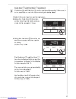 Предварительный просмотр 27 страницы AEG COMPETENCE B5731-4 Operating Instructions Manual