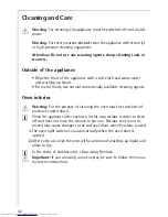 Предварительный просмотр 42 страницы AEG COMPETENCE B5742-4 User Information