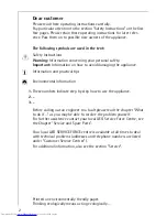 Preview for 2 page of AEG COMPETENCE B6140-1 Operating Instructions Manual