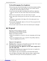 Preview for 6 page of AEG COMPETENCE B6140-1 Operating Instructions Manual