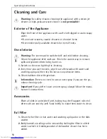 Preview for 54 page of AEG COMPETENCE B6140-1 Operating Instructions Manual