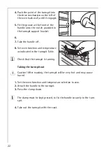 Preview for 22 page of AEG COMPETENCE B6142-1 Operating Instructions Manual