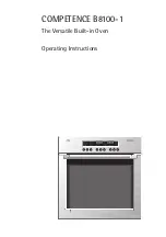 Предварительный просмотр 1 страницы AEG COMPETENCE B8100-1 Operating Instructions Manual