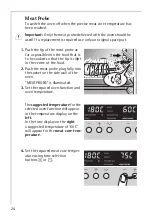 Предварительный просмотр 24 страницы AEG COMPETENCE B8100-1 Operating Instructions Manual