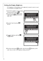 Preview for 12 page of AEG COMPETENCE B8920-1-M Installation And Operating Instructions Manual