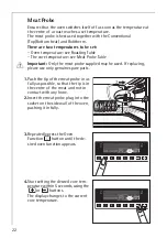 Preview for 22 page of AEG COMPETENCE B8920-1-M Installation And Operating Instructions Manual