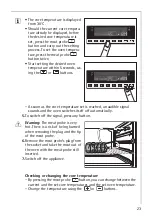 Preview for 23 page of AEG COMPETENCE B8920-1-M Installation And Operating Instructions Manual