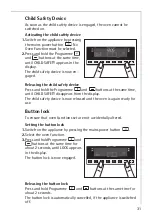 Preview for 31 page of AEG COMPETENCE B8920-1-M Installation And Operating Instructions Manual