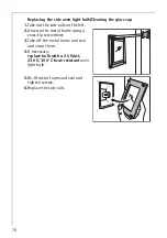 Preview for 70 page of AEG COMPETENCE B8920-1-M Installation And Operating Instructions Manual