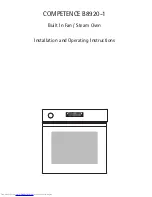 Preview for 1 page of AEG COMPETENCE B8920-1 Installation And Operating Instructions Manual