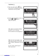 Preview for 27 page of AEG COMPETENCE B8920-1 Installation And Operating Instructions Manual