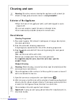 Preview for 66 page of AEG COMPETENCE B8920-1 Installation And Operating Instructions Manual