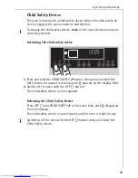 Предварительный просмотр 29 страницы AEG COMPETENCE B8920 Operating And Installation Instructions