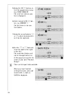 Preview for 34 page of AEG COMPETENCE B9831-4 Operating Instructions Manual