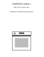 Preview for 1 page of AEG COMPETENCE CB8920-1 Installation And Operating Instructions Manual