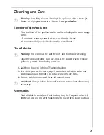 Preview for 29 page of AEG COMPETENCE E1000-2 Operating Instructions Manual