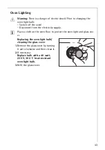 Предварительный просмотр 43 страницы AEG Competence E2191-4 User Information