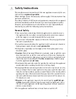 Предварительный просмотр 5 страницы AEG COMPETENCE E3000-1 Operating Instructions Manual