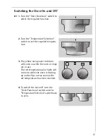 Предварительный просмотр 17 страницы AEG COMPETENCE E3000-1 Operating Instructions Manual