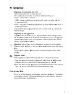 Предварительный просмотр 7 страницы AEG COMPETENCE E3140-1 Operating Instructions Manual