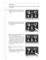 Предварительный просмотр 22 страницы AEG COMPETENCE E3140-1 Operating Instructions Manual