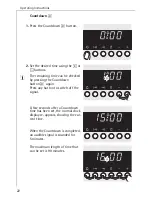 Предварительный просмотр 22 страницы AEG COMPETENCE E4100-1 User Instructions