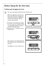 Preview for 10 page of AEG COMPETENCE E4101-4 Operating Instructions Manual