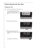 Preview for 10 page of AEG COMPETENCE E4130-1 Operating Instructions Manual