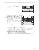 Предварительный просмотр 21 страницы AEG COMPETENCE E5731-4 Operating Instructions Manual