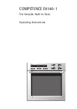 AEG COMPETENCE E8140-1 Operating Instructions Manual предпросмотр