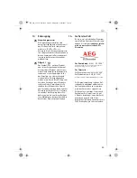 Предварительный просмотр 25 страницы AEG CS 5 Operating Instructions Manual