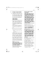 Предварительный просмотр 189 страницы AEG CS 5 Operating Instructions Manual