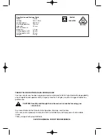 Предварительный просмотр 2 страницы AEG CS 66 Instructions For Use Manual