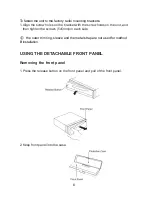 Preview for 8 page of AEG CS FMP 550IR Owner'S Manual