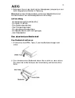 Предварительный просмотр 8 страницы AEG CS MP 300 Owner'S Manual