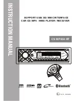 AEG CS MP 850 BT Instruction Manual preview