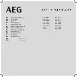 AEG CX7 X FLEXIBILITY 10,8V Li-21 User Manual предпросмотр