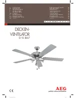 Preview for 1 page of AEG D-VL 5667 Instruction Manual