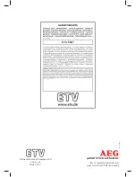 Preview for 62 page of AEG D-VL 5667 Instruction Manual