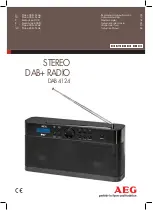 Preview for 1 page of AEG DAB 4124 Instruction Manual